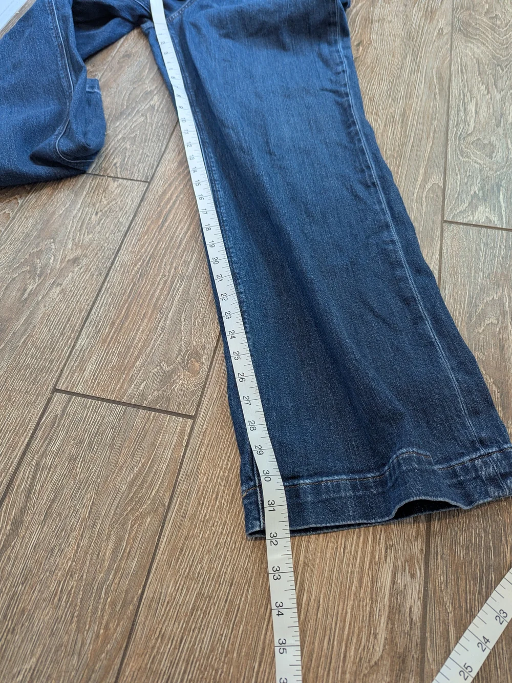 J. Crew Classic Wide Leg Jean 31 Tall Medium Wash All Day Stretch